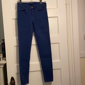 Blue Gap jeans. Super skinny stretch